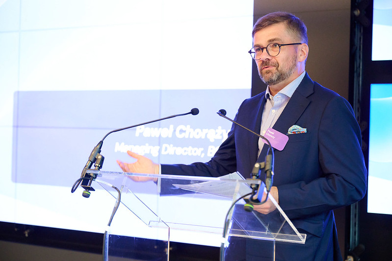 William Roos, EBRD, speaking at the 2026 Summer Salon in Brussels on 1 July.